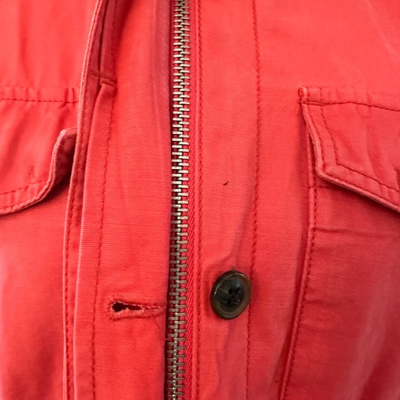 Gap women’s red, casual, lightweight, long sleeved, zip jacket XS - Picture 3 of 8
